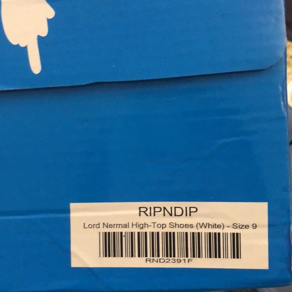 NEW! White high top sneakers. Brand: Rip N Dip Men or Women - Picture 5 of 5